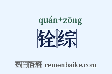 铨综是什么意思的图片
